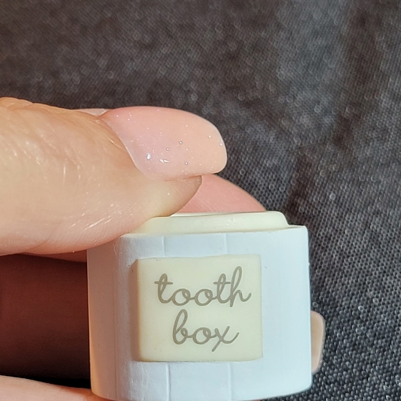 Department 56 Baby's First Tooth Box, snowbaby angel, vintage - Picture 9 of 11